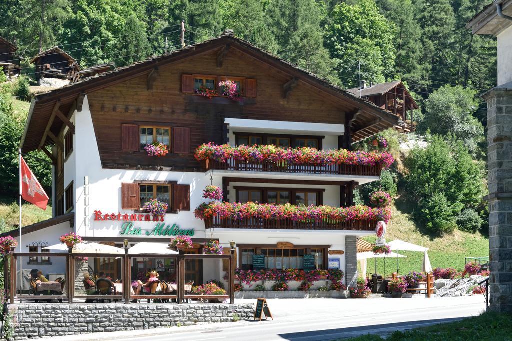Hotel Les Melezes Haudères Exterior foto