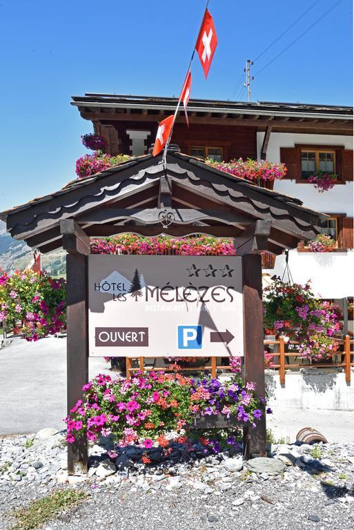 Hotel Les Melezes Haudères Exterior foto